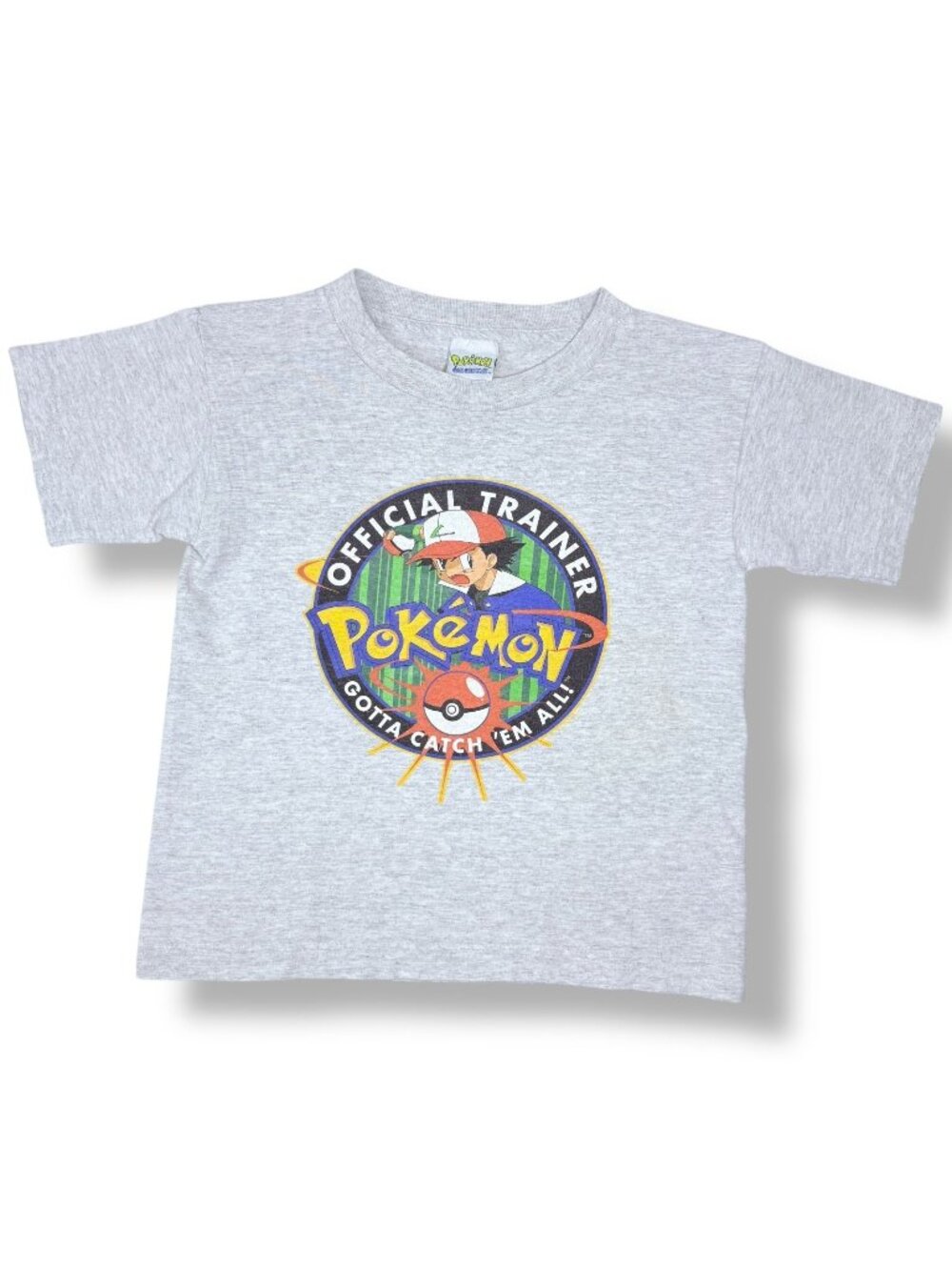 Vintage Nintendo Pokemon Satoshi OFFICIAL TRAINER Short Sleeve T Shirt 5 / 6